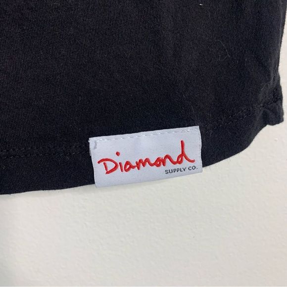 4 for 25$ Diamond Supply Co. Zebra Print V-Neck T-Shirt Size Small - Picture 4 of 6